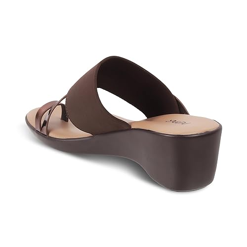 Casual Open Toe Brown Sandal