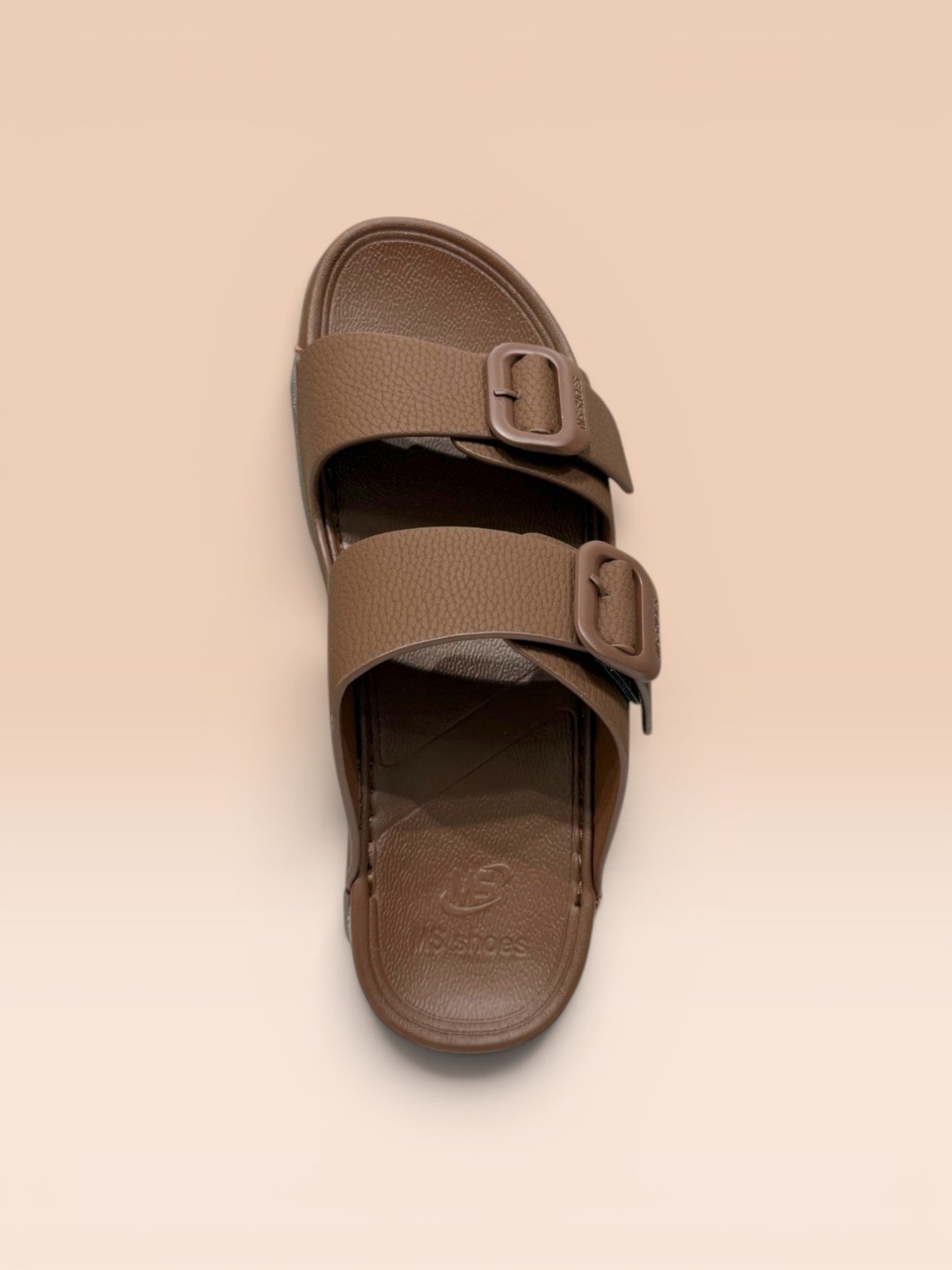 Men Double-Strap Buckle Sandals