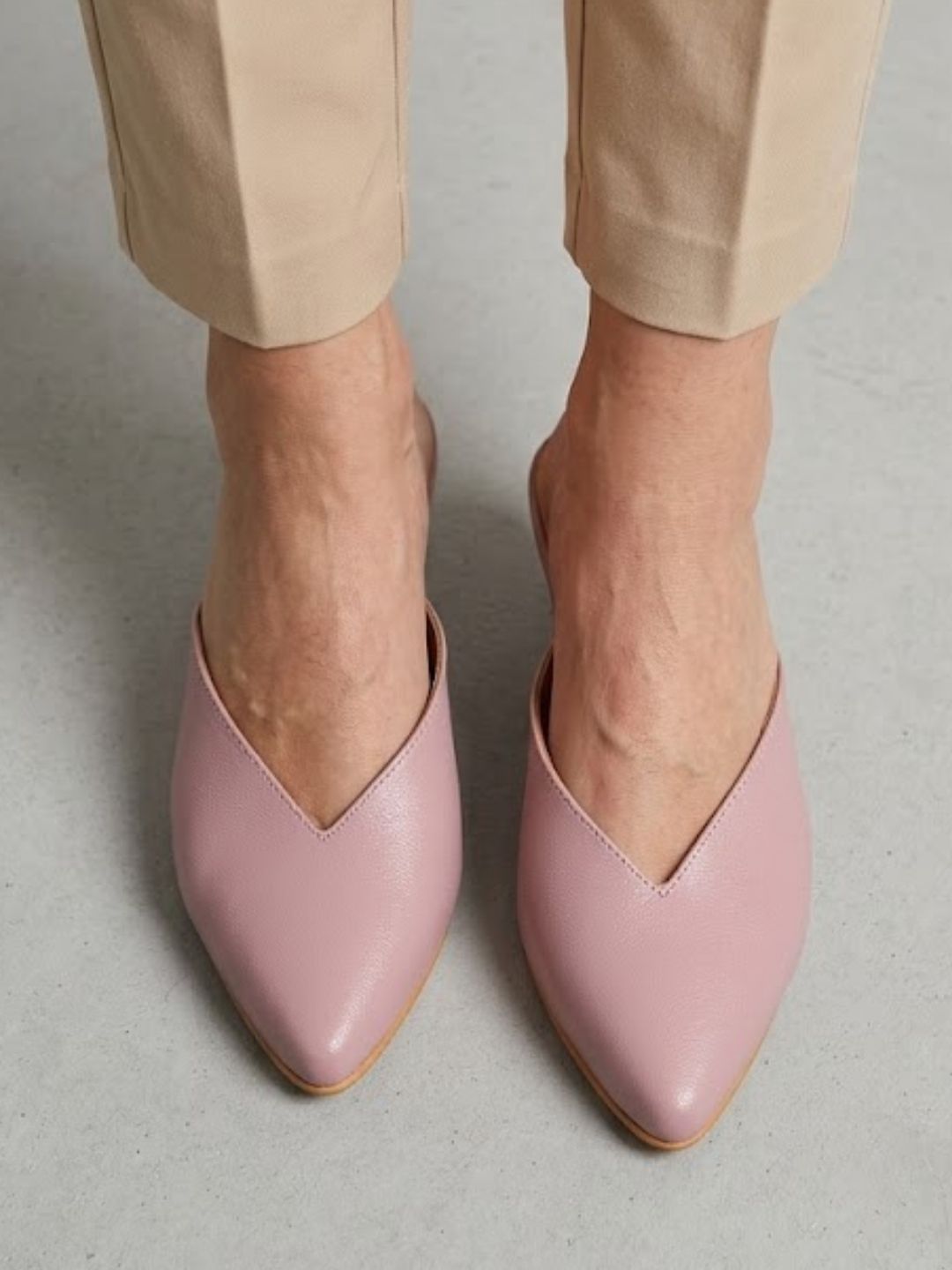 Pink Close Toe heels
