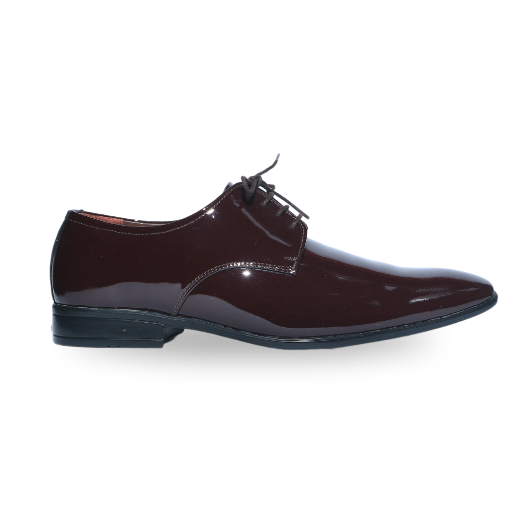 Men Glossy Formal LaceUp Shoes