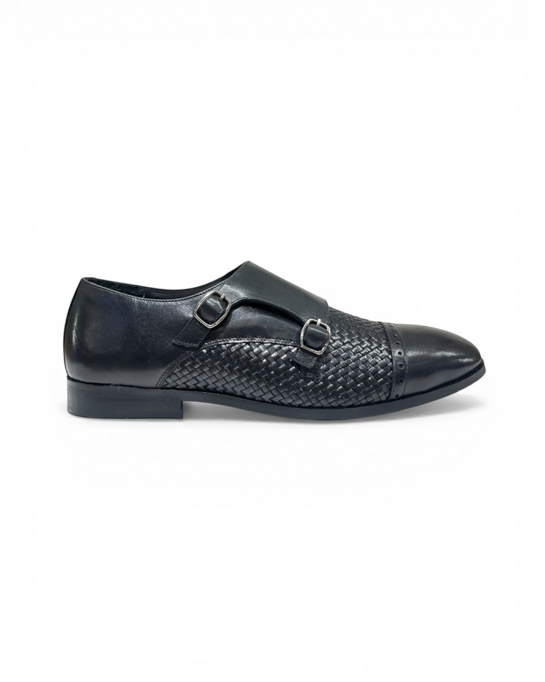 Black Formal Monk Shoes