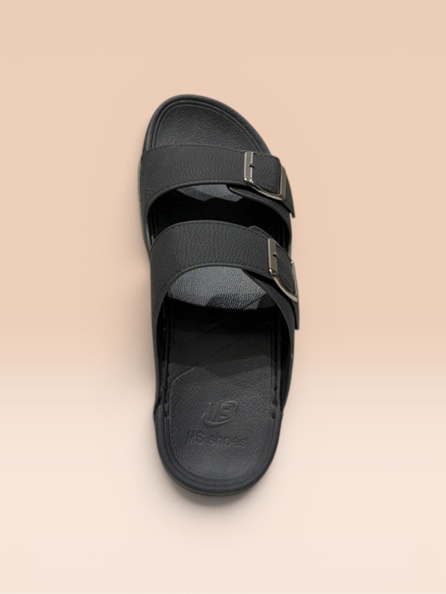 Men Dual Buckle Sandals