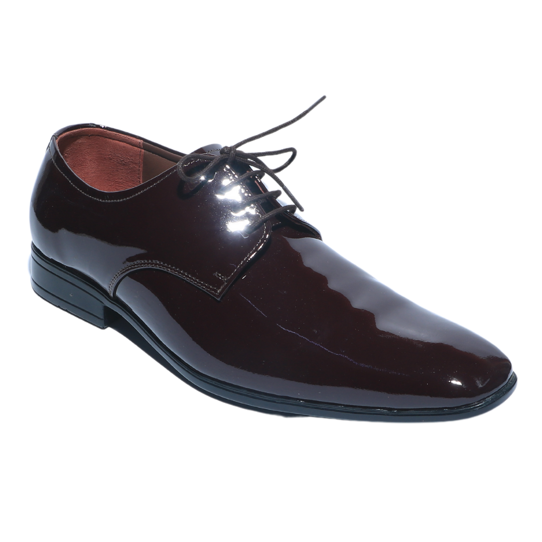 Men Glossy Formal LaceUp Shoes