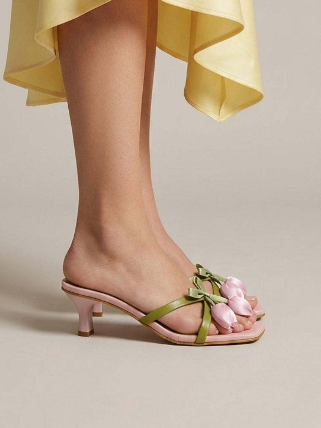 Pink Tulip Heels