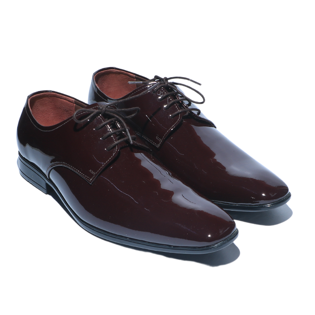 Men Glossy Formal LaceUp Shoes