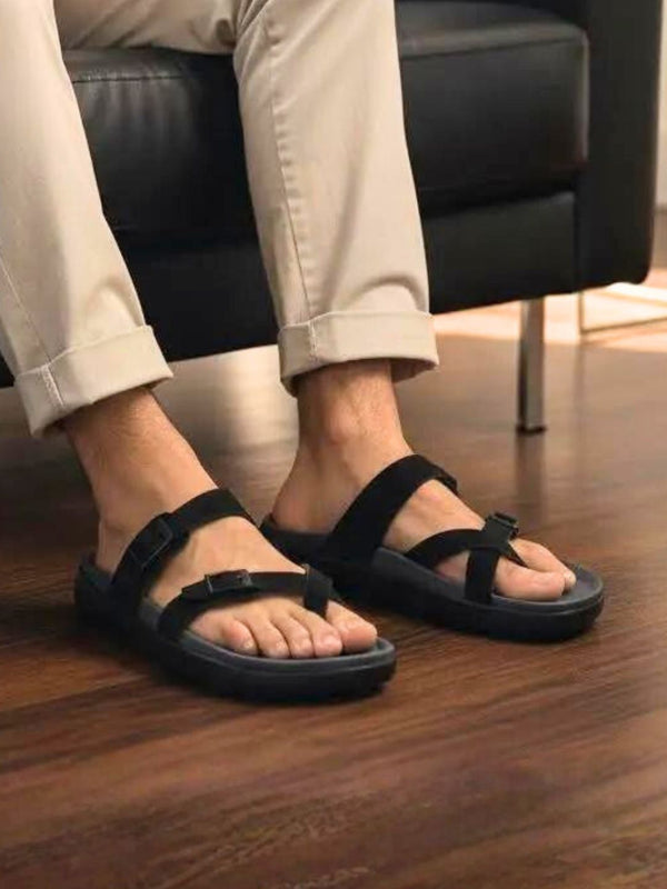 Men's Black Casual Sandals