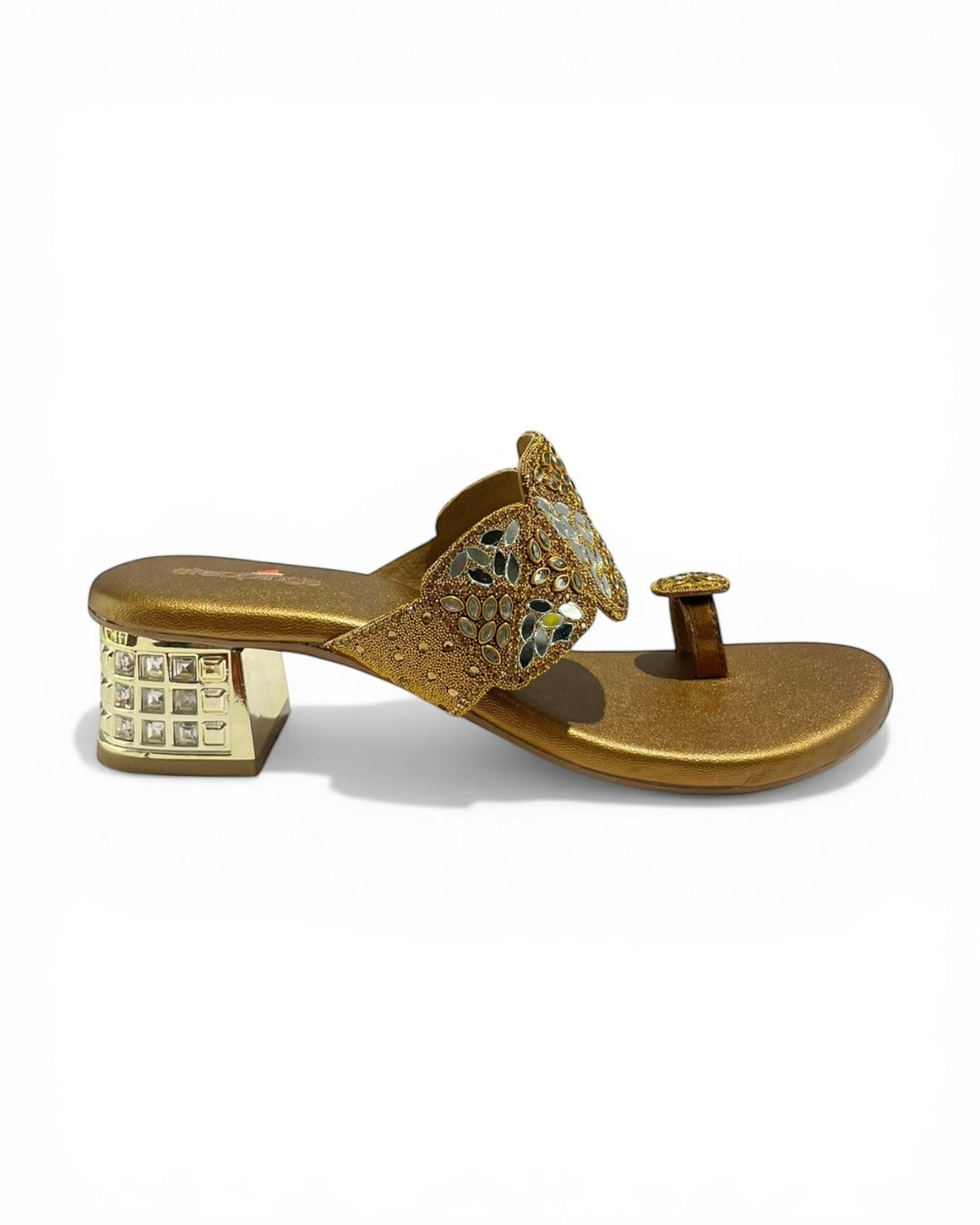 Embellished Toe-Ring Heels