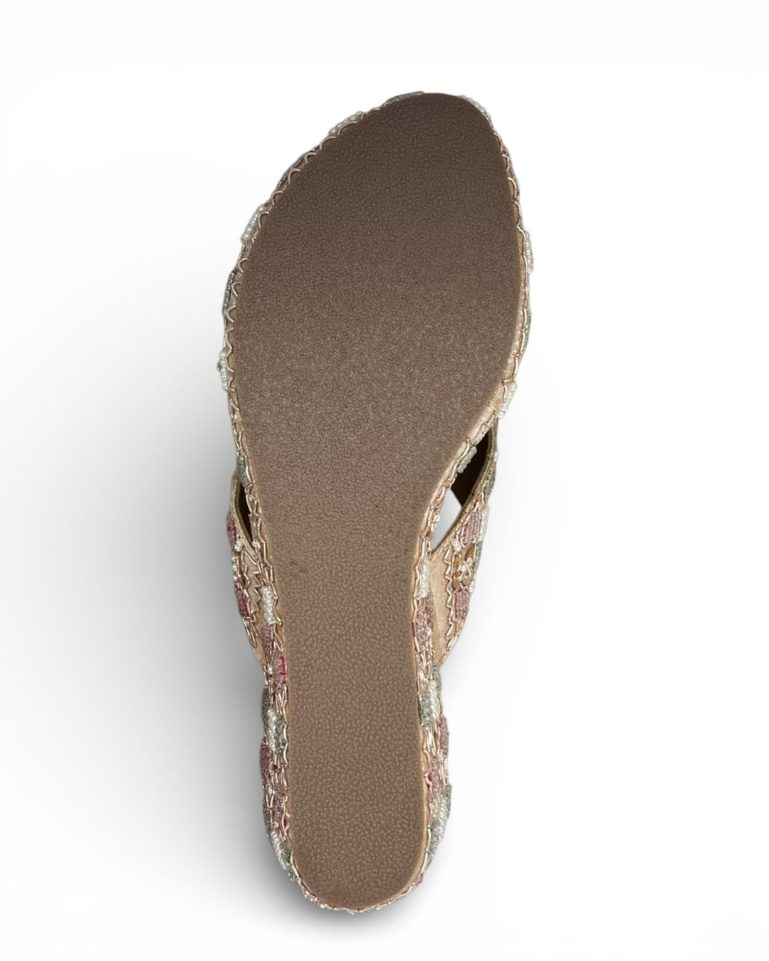 Embellished Ethnic Wedge Sandals