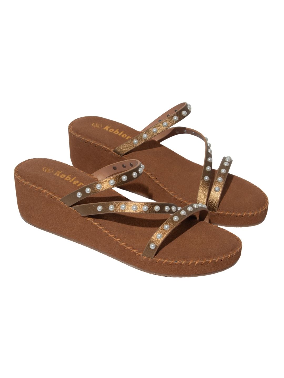 Copper Pearl Detail Wedges