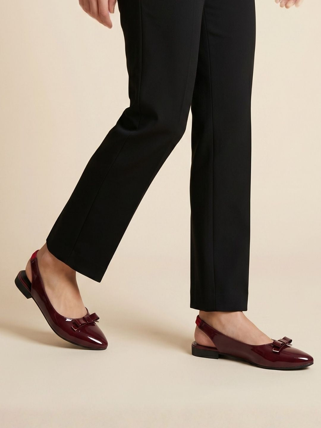 Burgundy Slinglack Mules