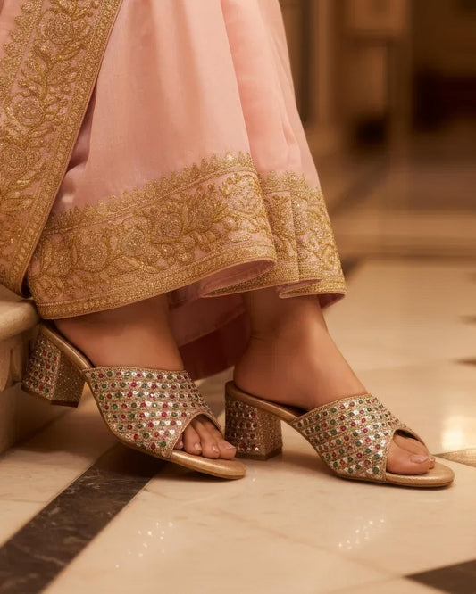 Embellished Slip-on Sandals
