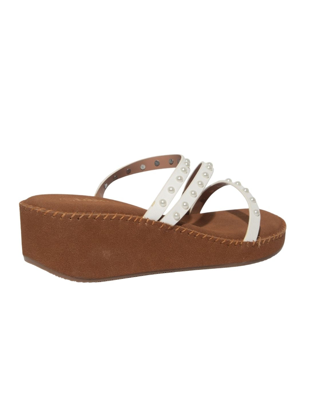 White Pearl Detail Wedges