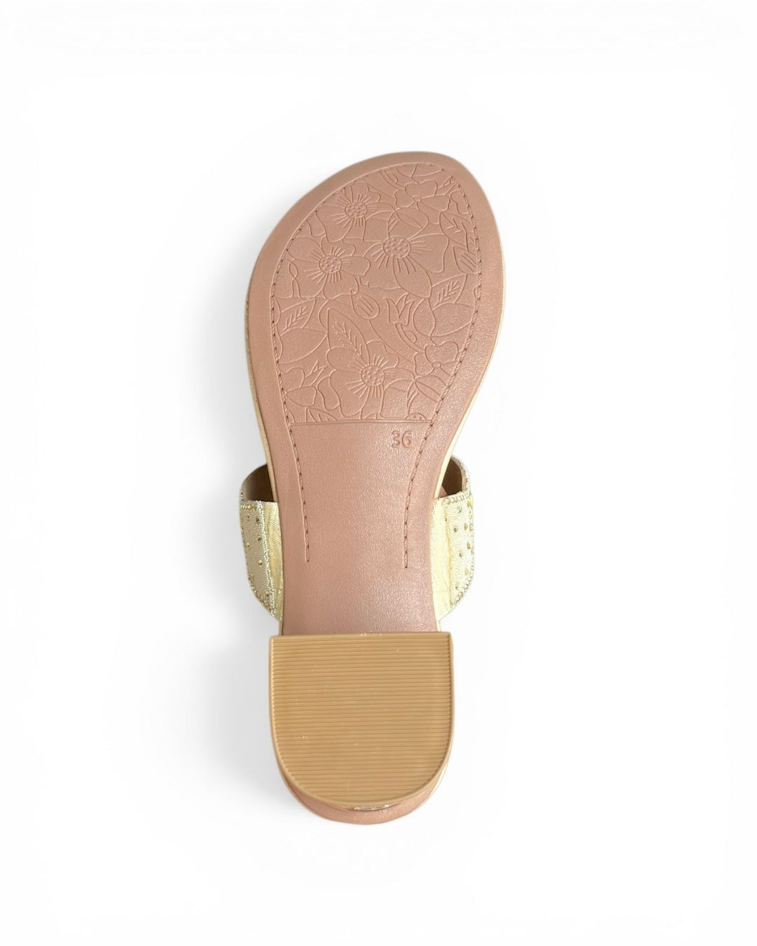 Embellished Toe-Ring Sandals