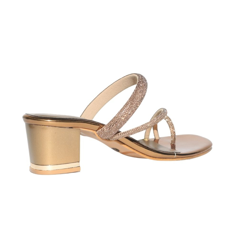 Copper Studded Toe-ring Heels
