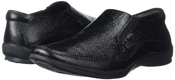 Lee Cooper Men's black Leather Slip On