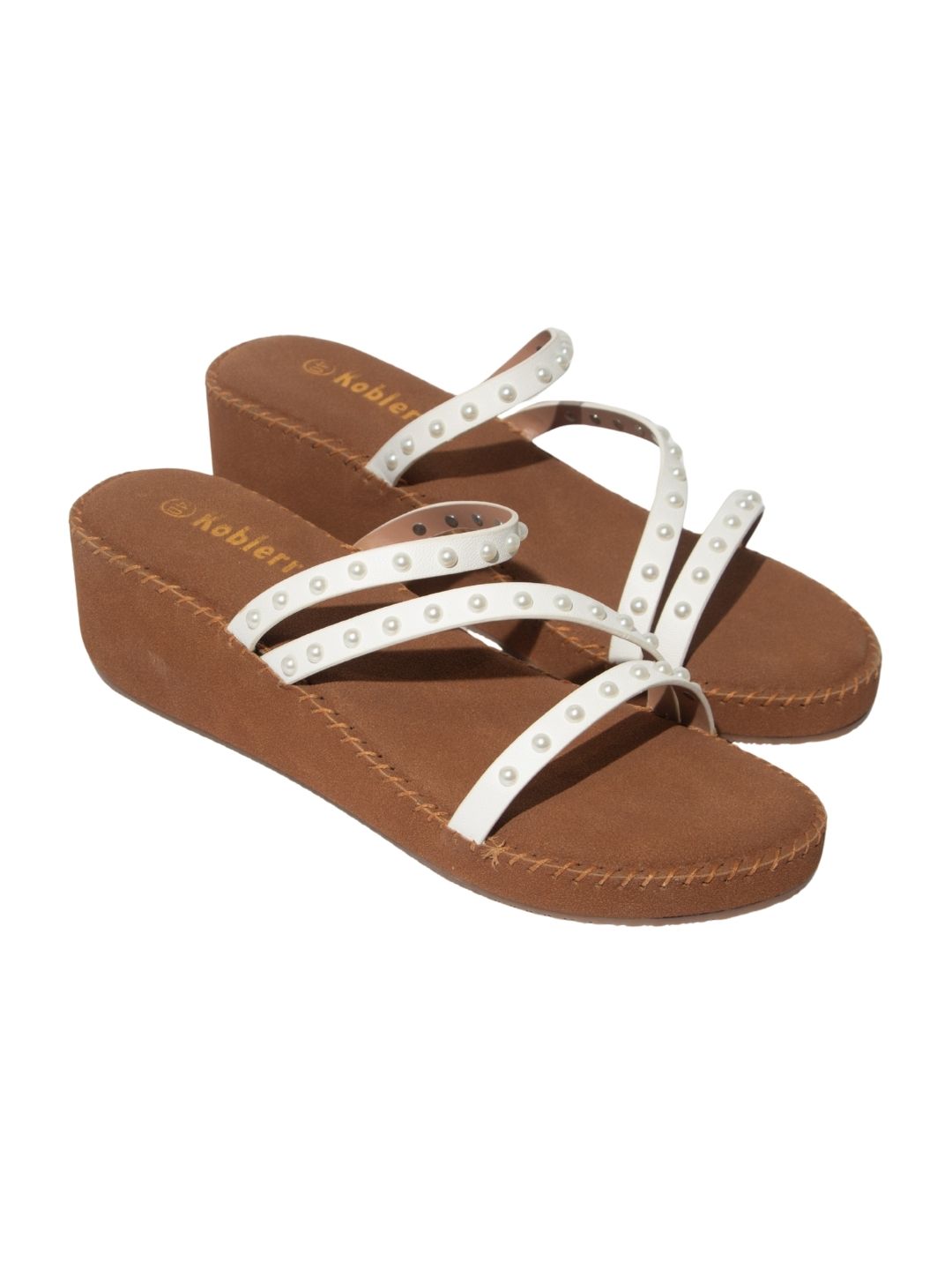 White Pearl Detail Wedges