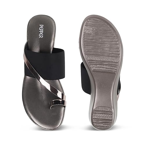 Casual Open Toe Black Sandal