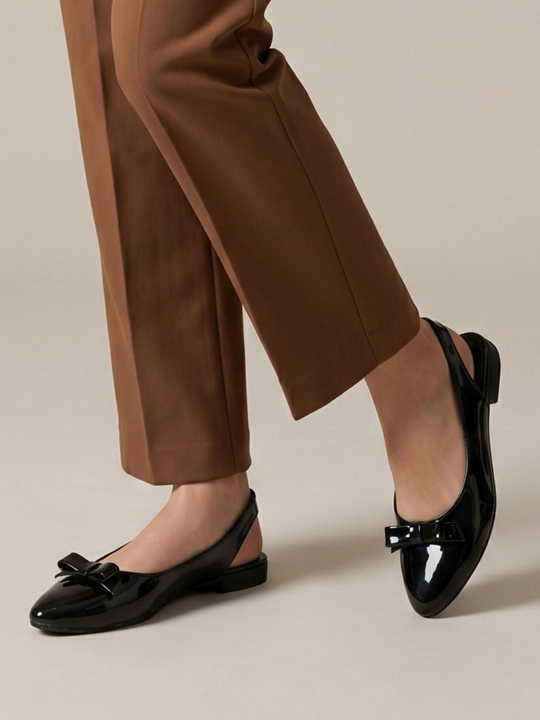 Black Slinglack Mules