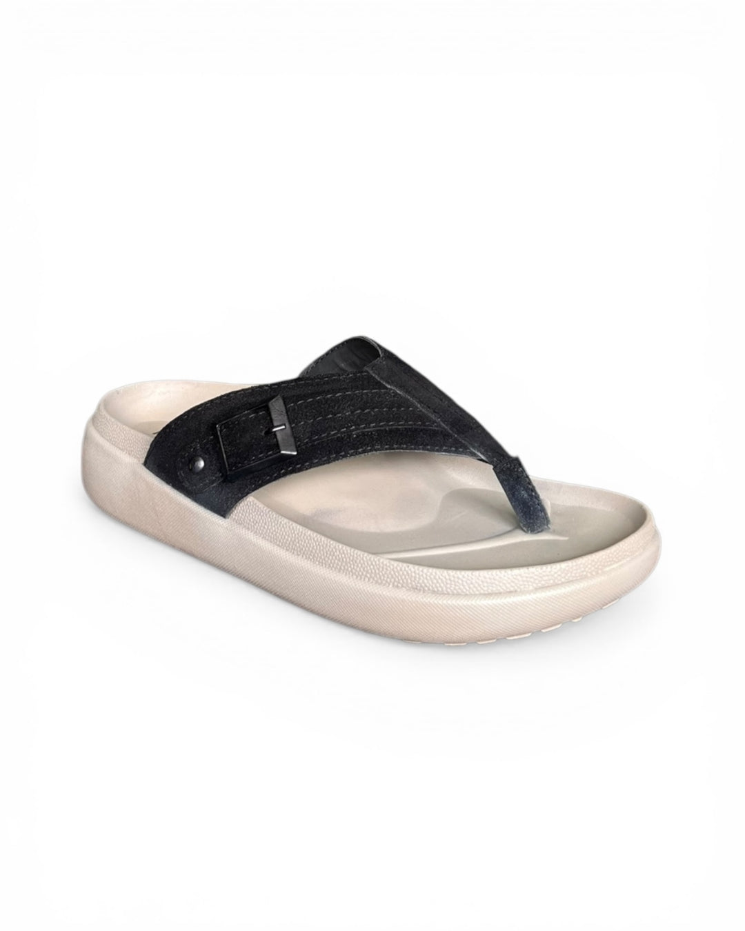 Men's Black Thong Sandals