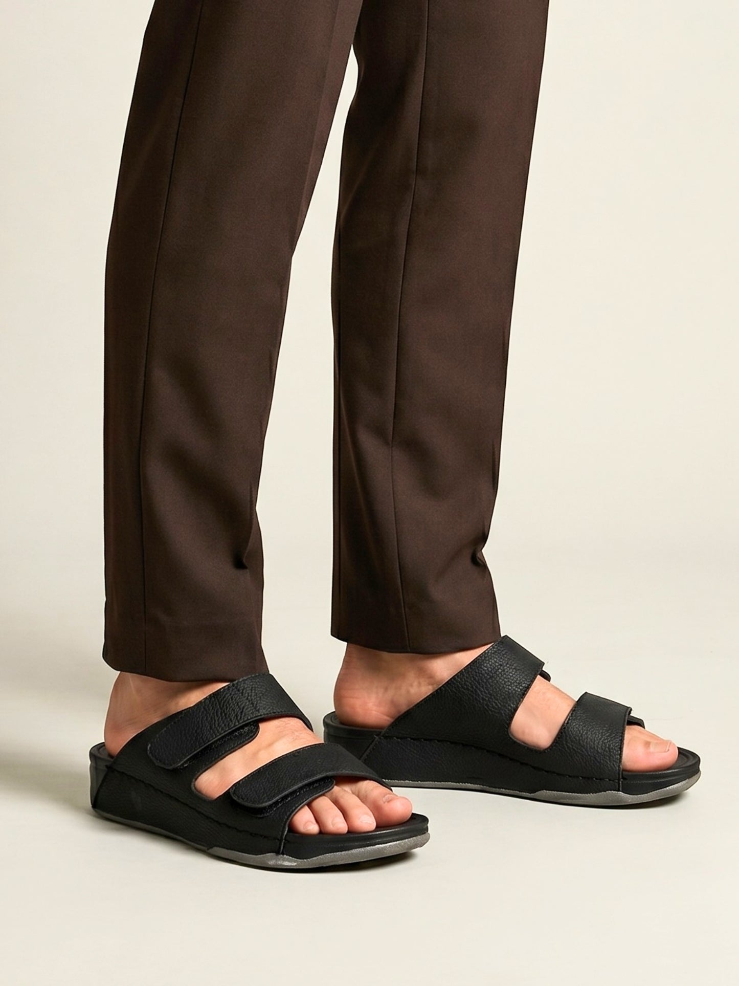 Men's Dual Strap Velcro Sandals