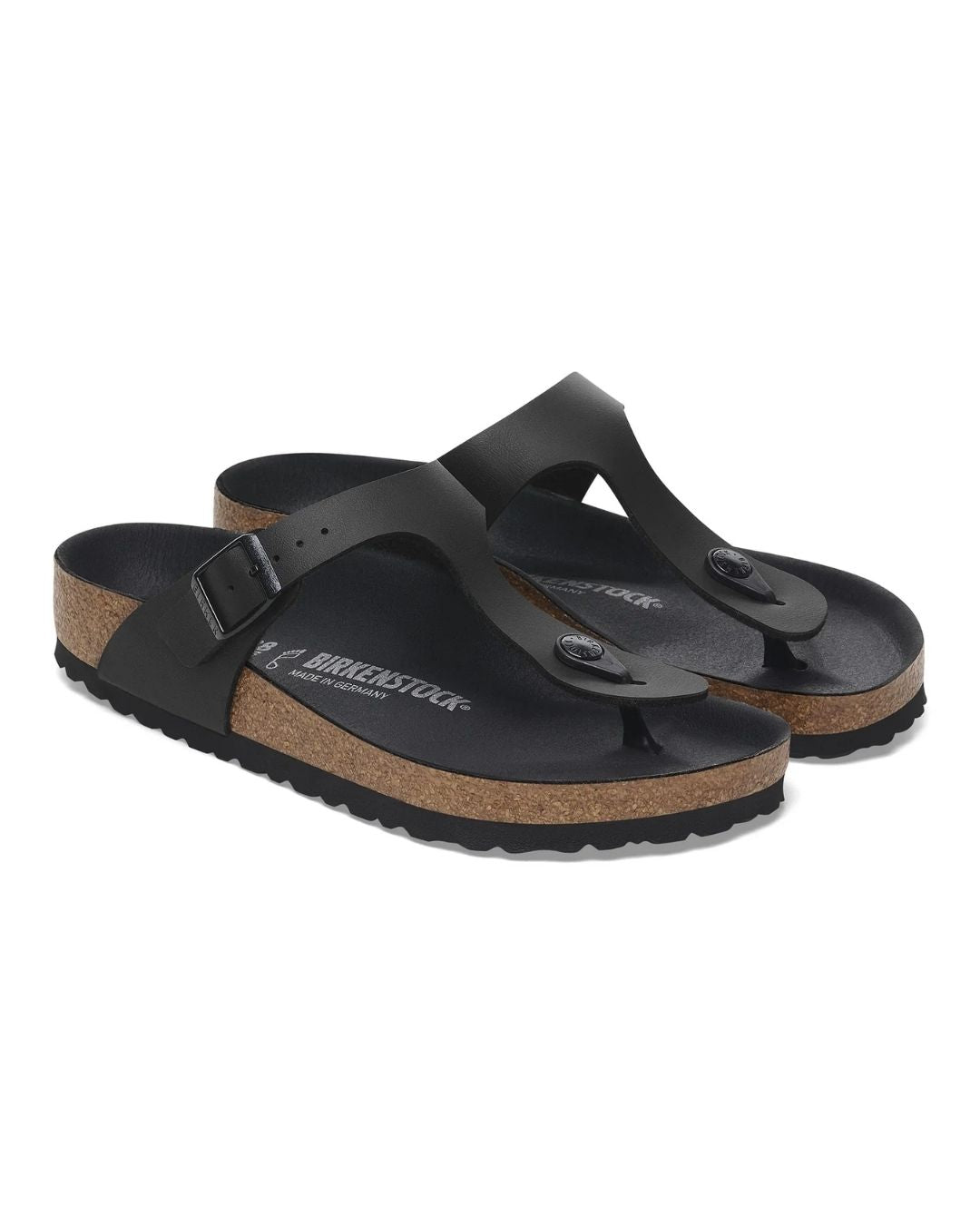 Gizeh BS Birko-Flor Black Unisex Sandals