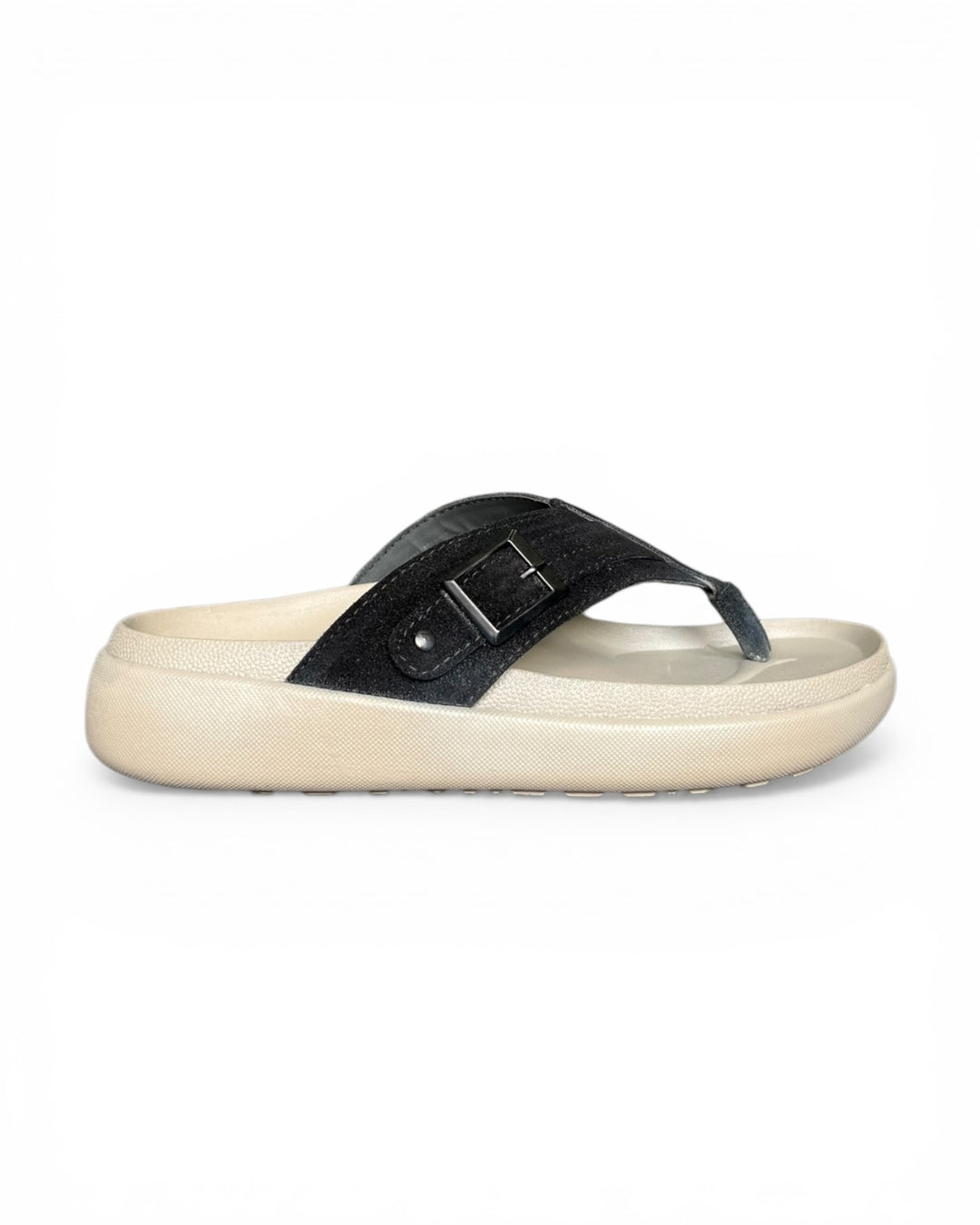 Men's Black Thong Sandals