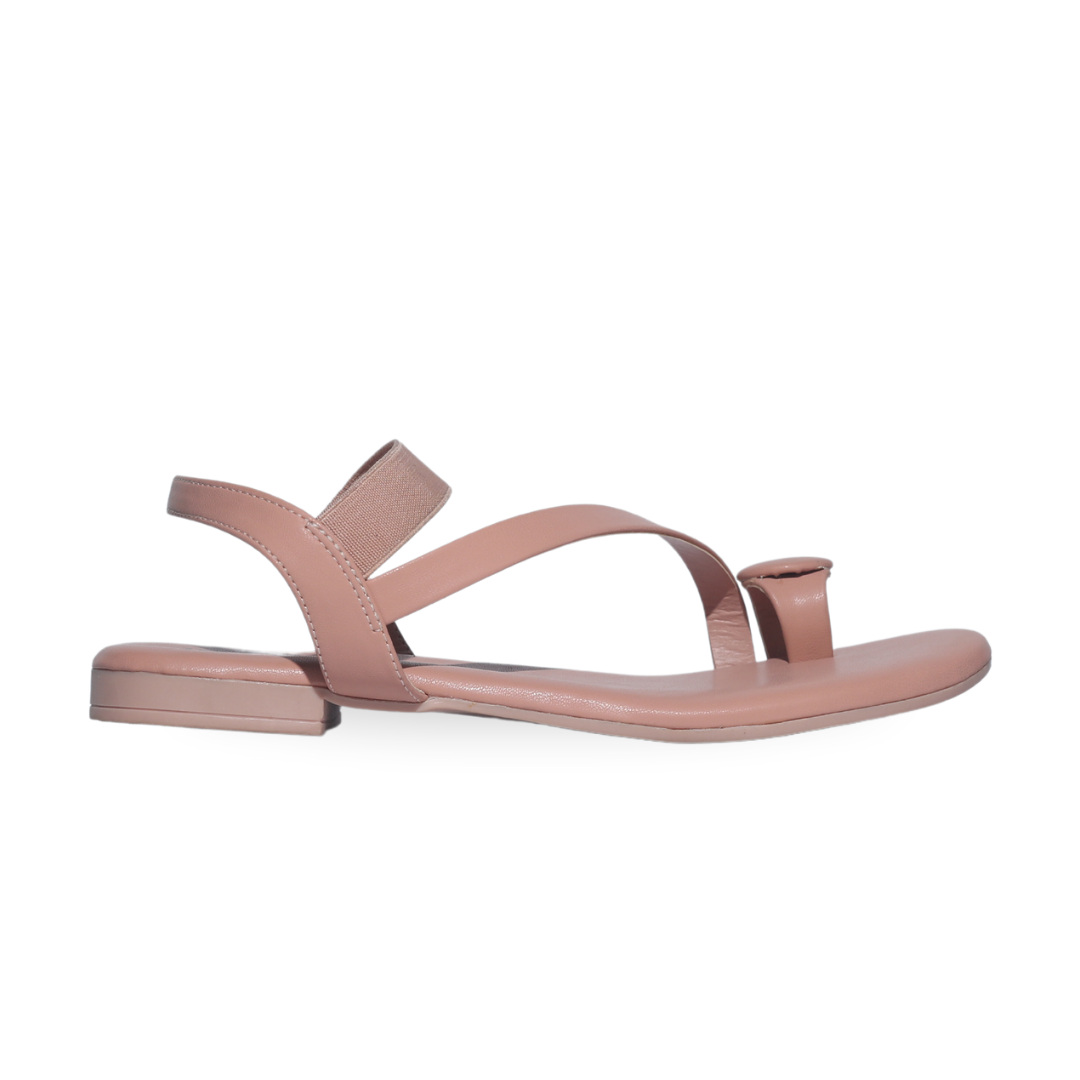 Pink Toe-Ring Sandals