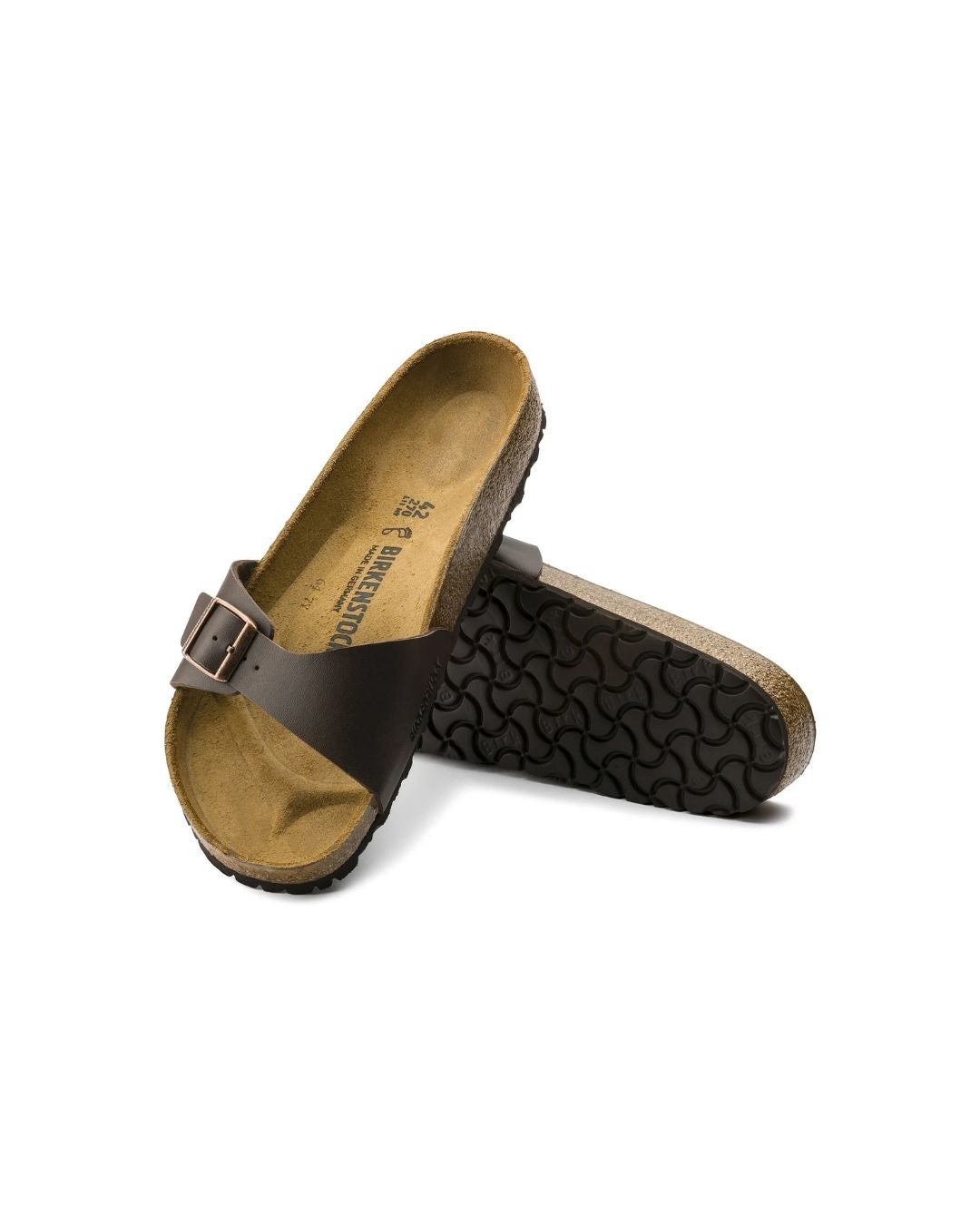 Madrid Birko-Flor Brown Women Sandals