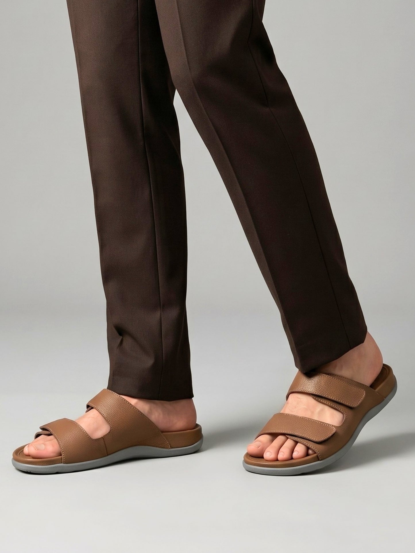 Men's Dual Strap Velcro Sandals