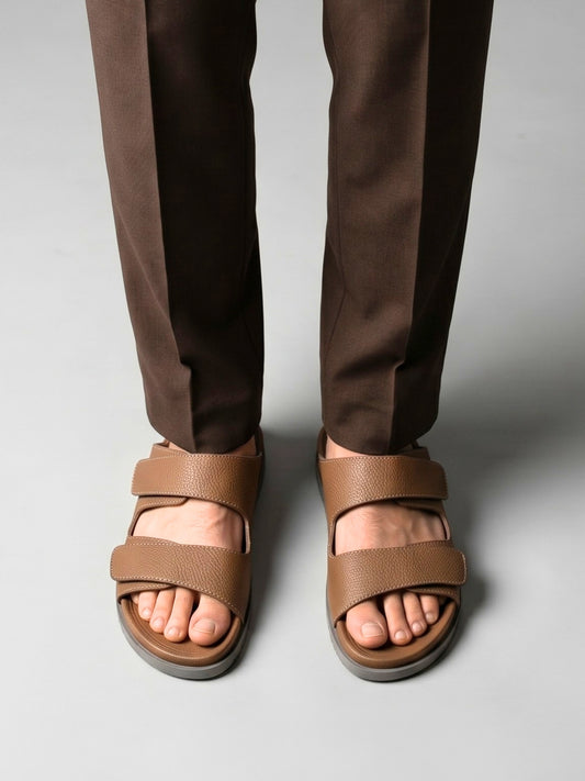Men's Dual Strap Velcro Sandals
