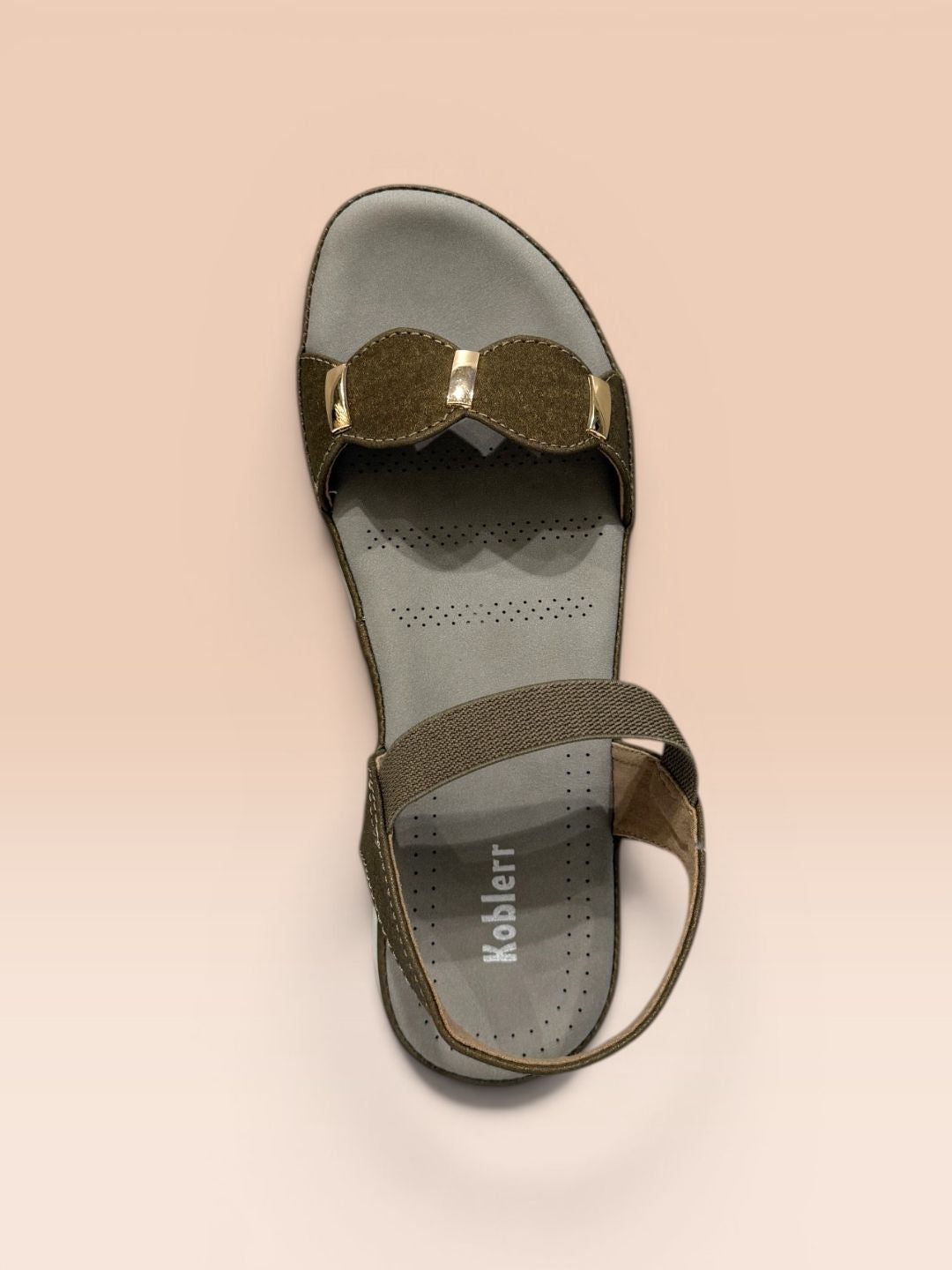 Olive Buckle Comfort Sandals