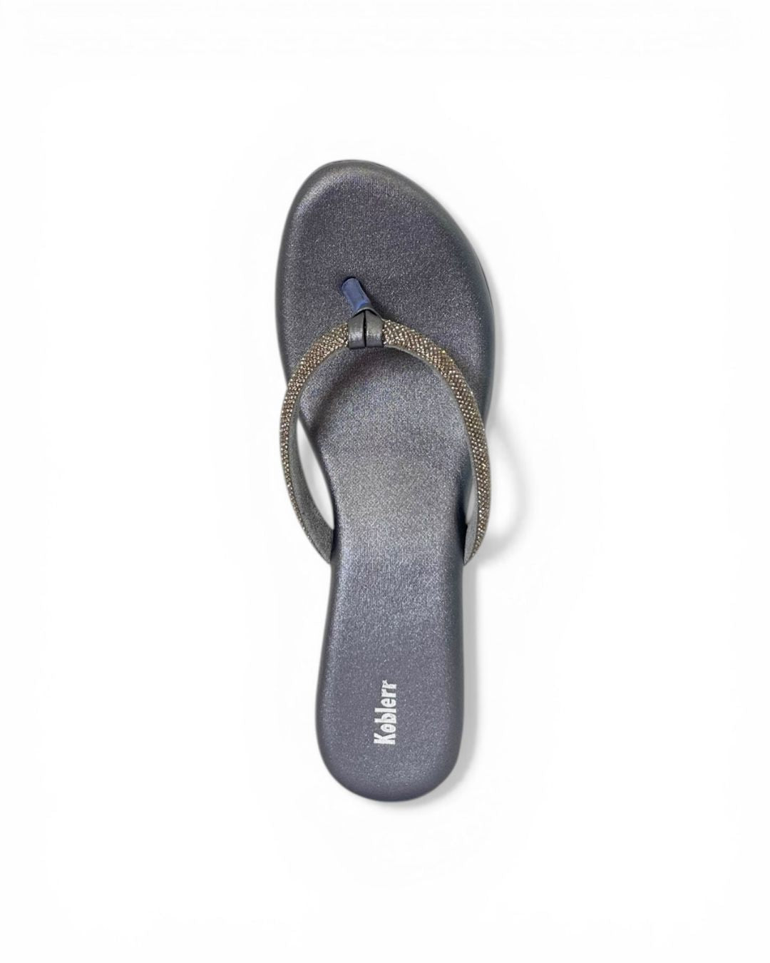 Grey Ethnic Heel Sandals