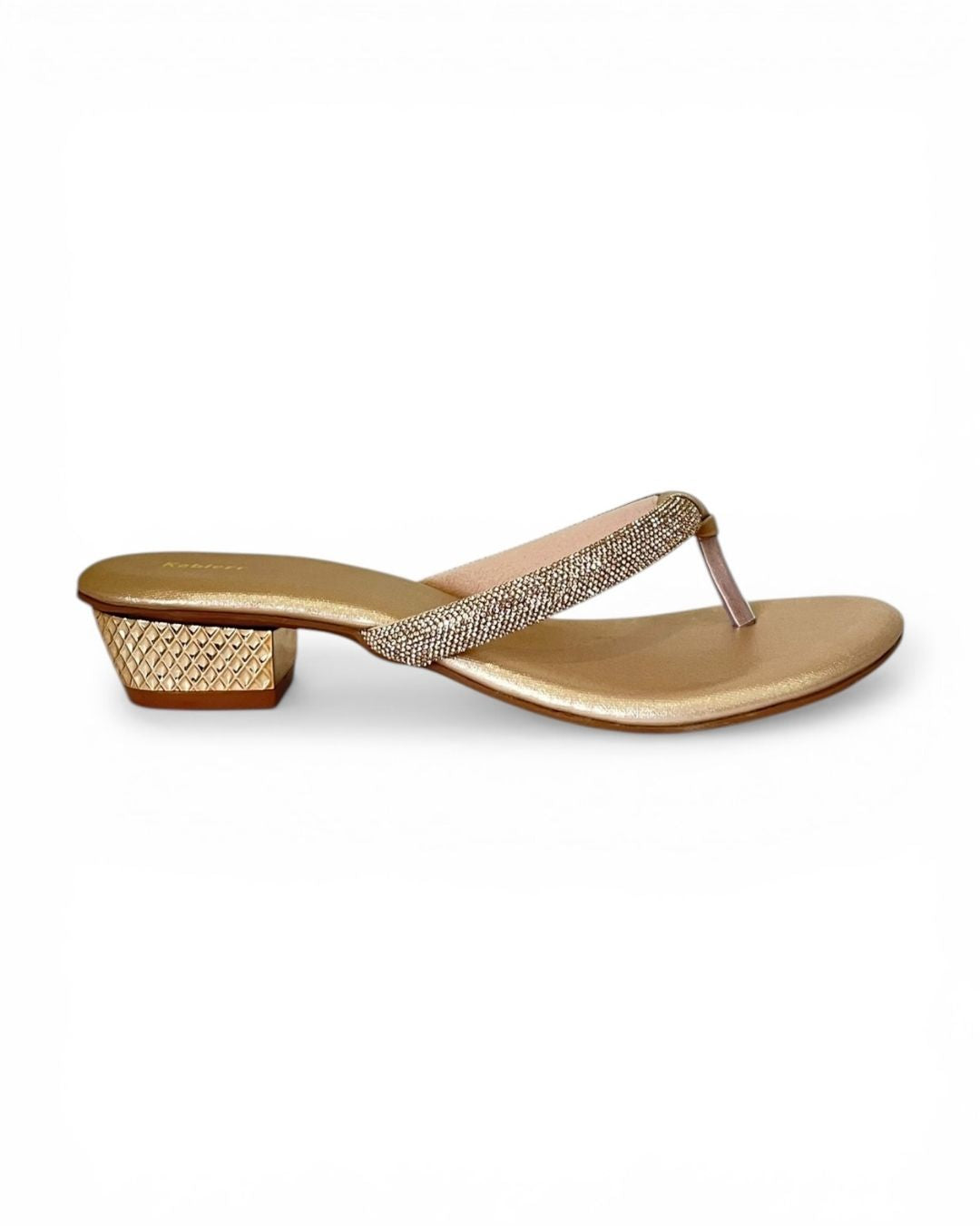 Rose Ethnic Heel Sandals