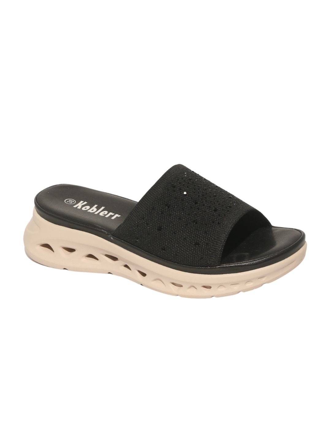 Black Comfy Slides
