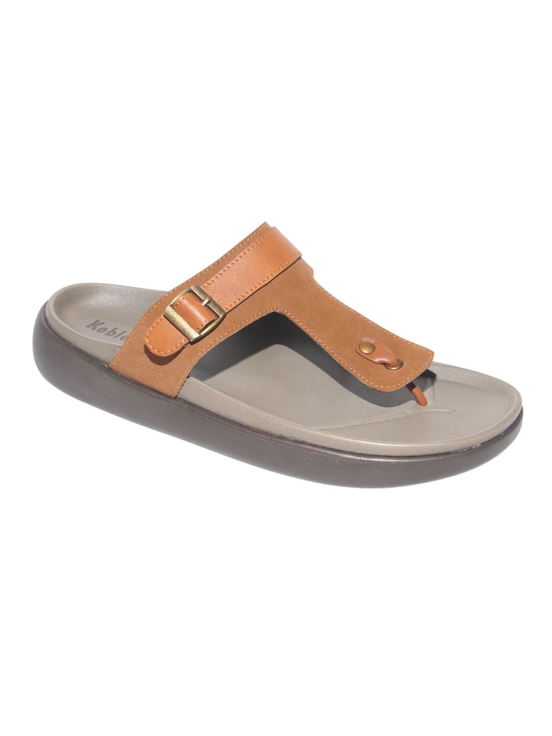 Men's Casual Tan Slippers