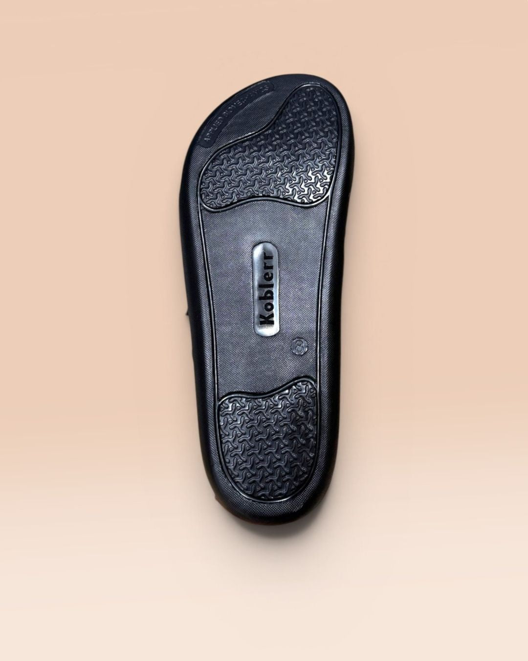 Black Toe-ring Comfort Sandals