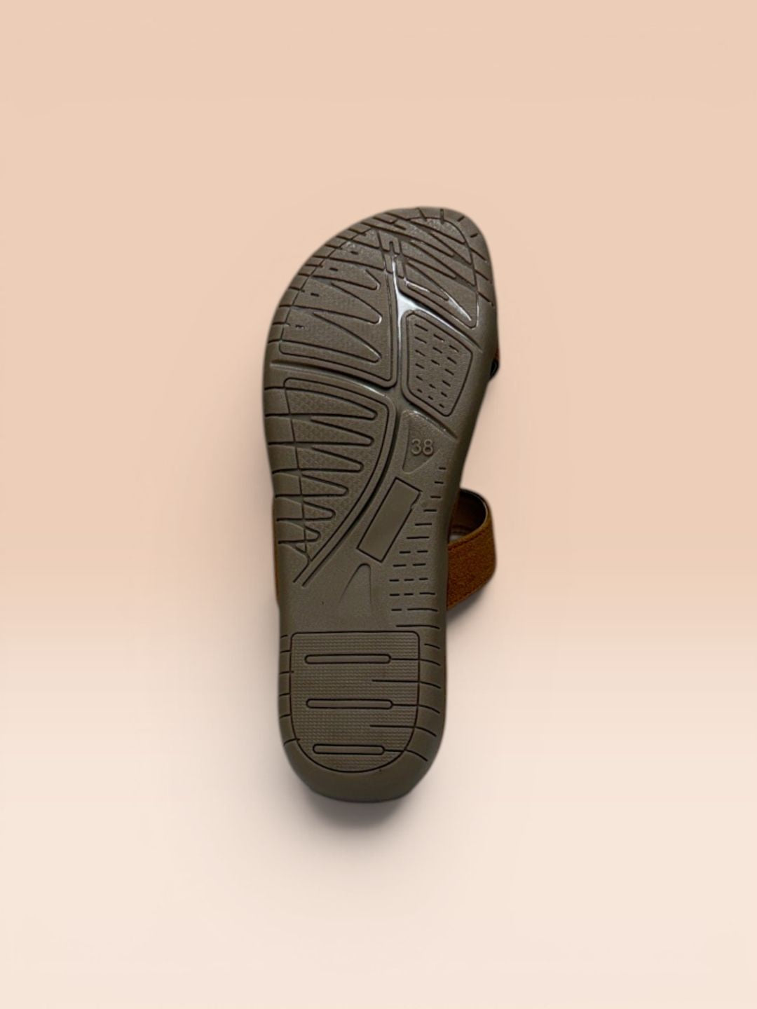 Tan Toe-Loop Sandals