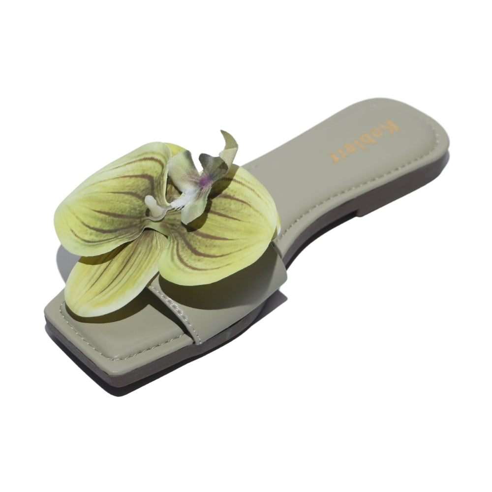 Orchid Slides in Green