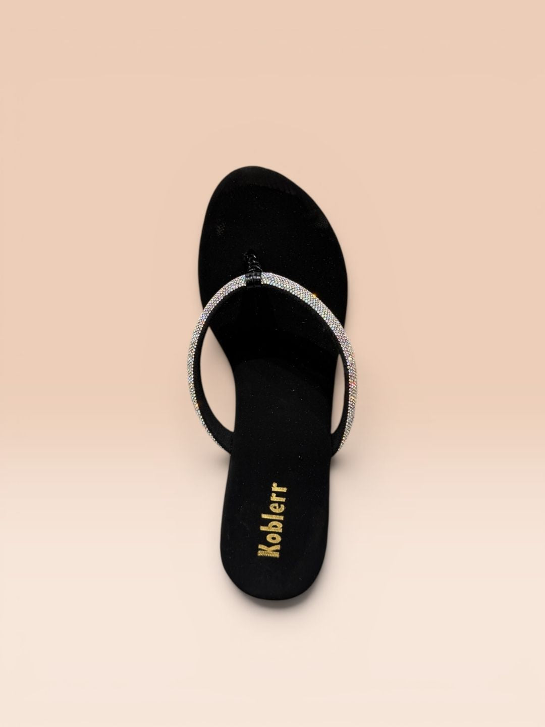 Silver Shimmer Slip-On Wedge