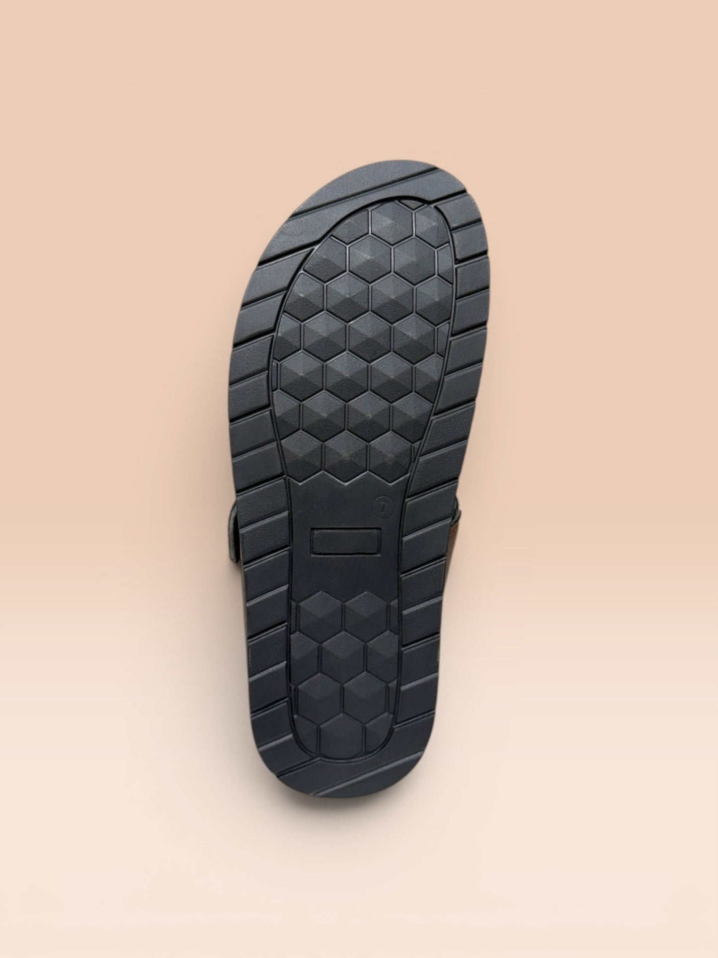 Men T-Strap Buckle Sandals
