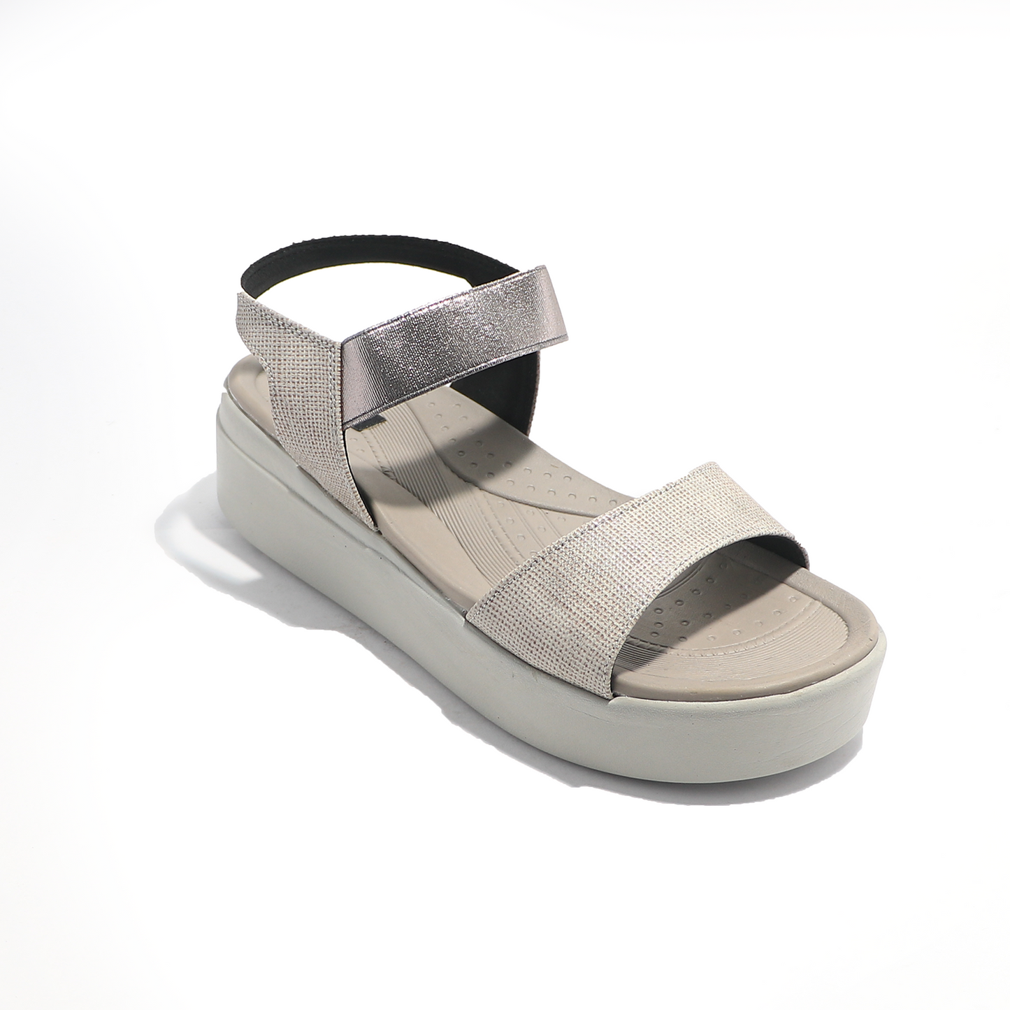 Grey Casual Wedge