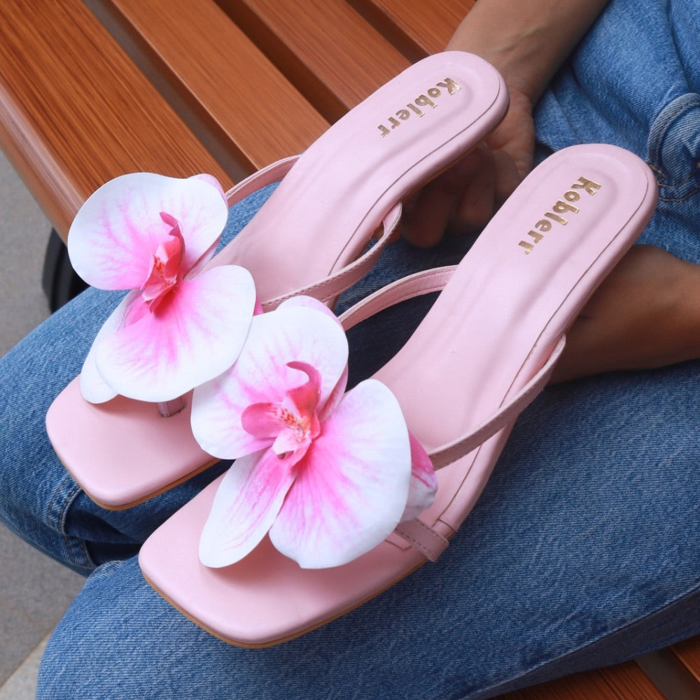 Light Pink Orchid Heels