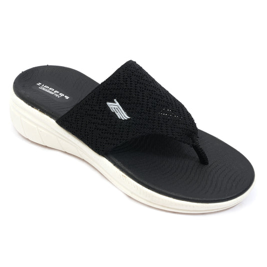 STELLA - Women's Black Slippers