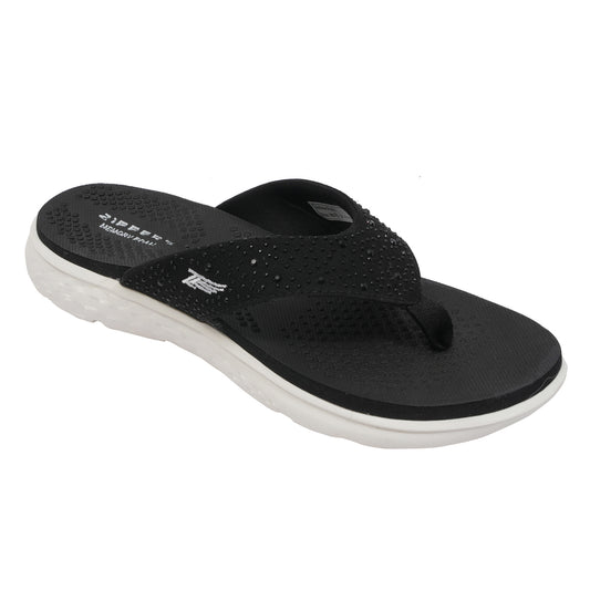 RUBY - Women's Black Slippers