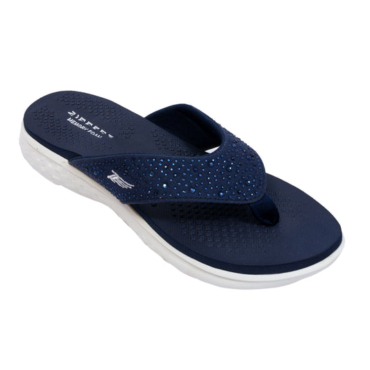 RUBY - Women's Navy Slippers