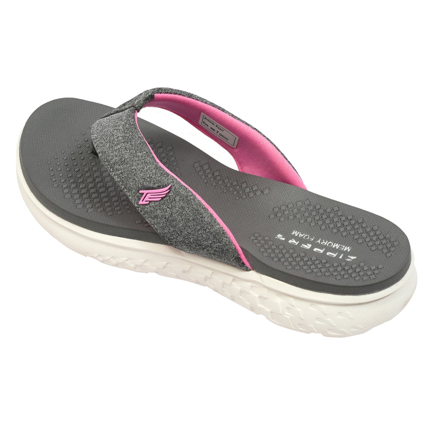 PEARL - Women's Grey Slippers