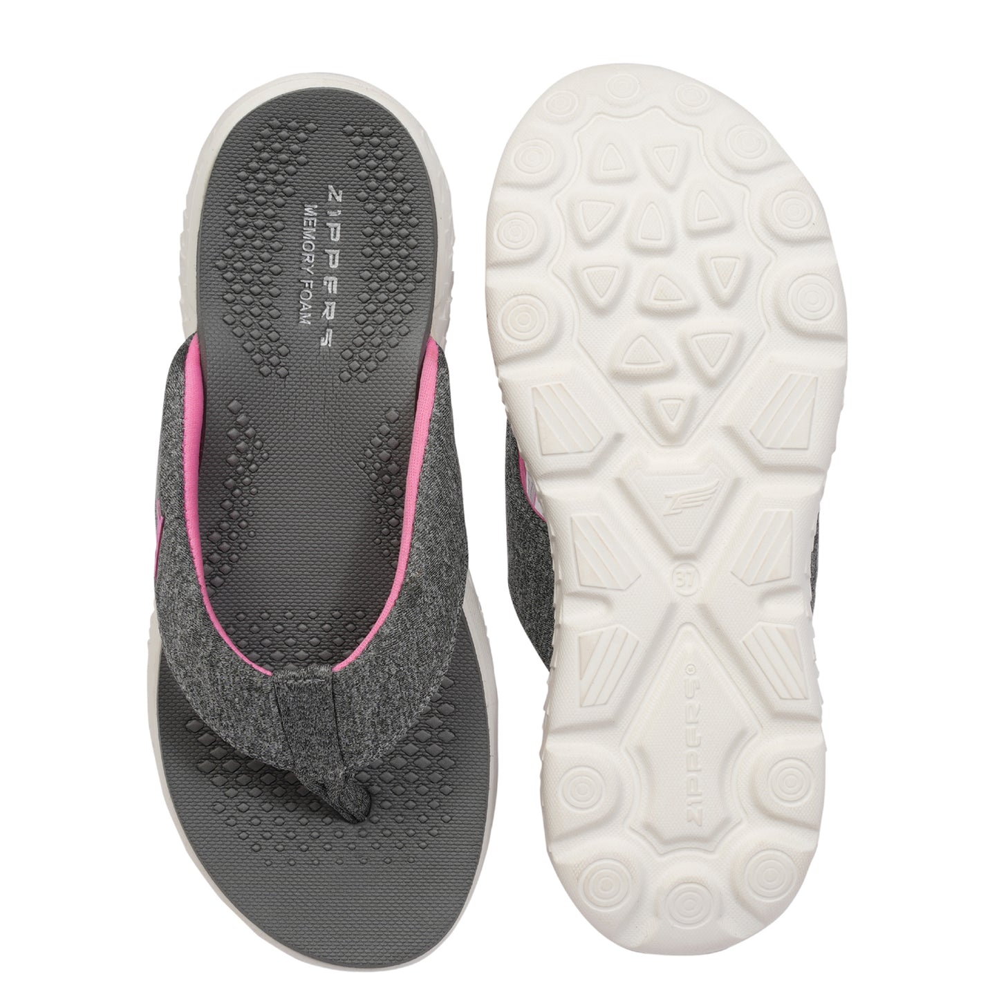 PEARL - Women's Grey Slippers