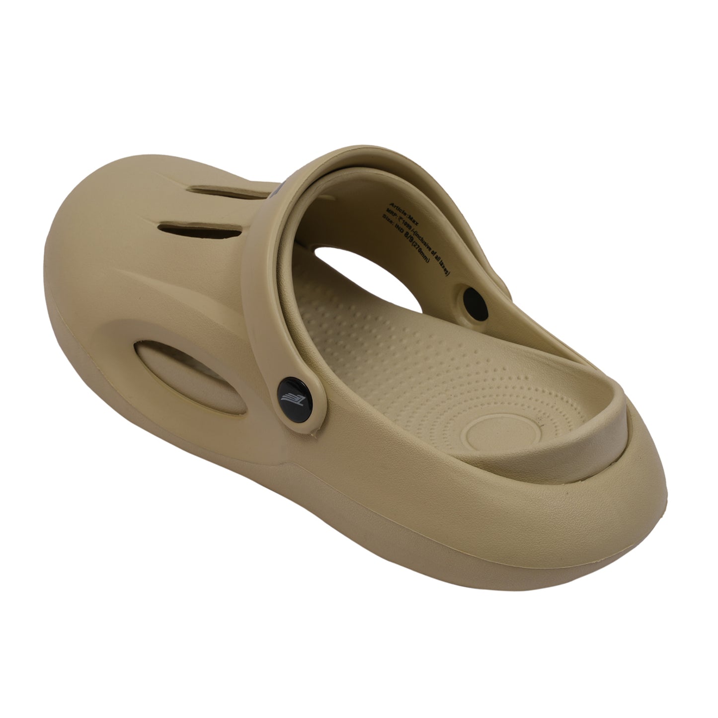 Max - Beige Clogs with removable sole