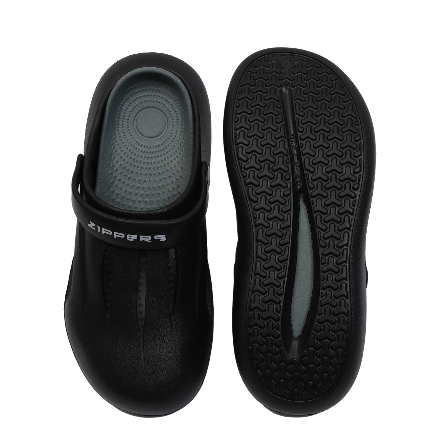 Max - Black Clogs with removable Insole