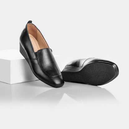 JESICA - Wedge Loafer in Piano Black